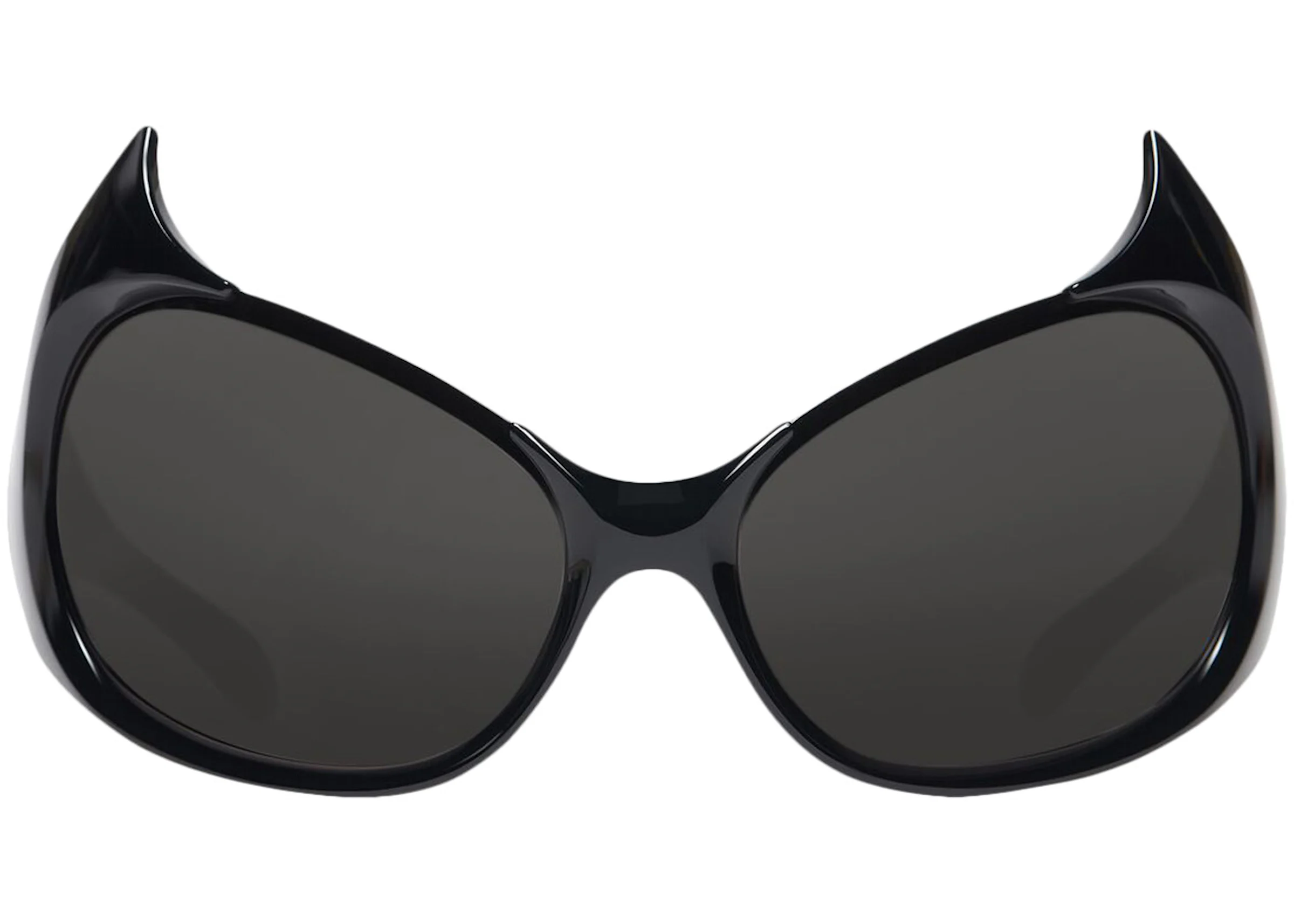 Balenciaga Gotham Cat Sunglasses Black (745061T00071000) in Nylon - GB