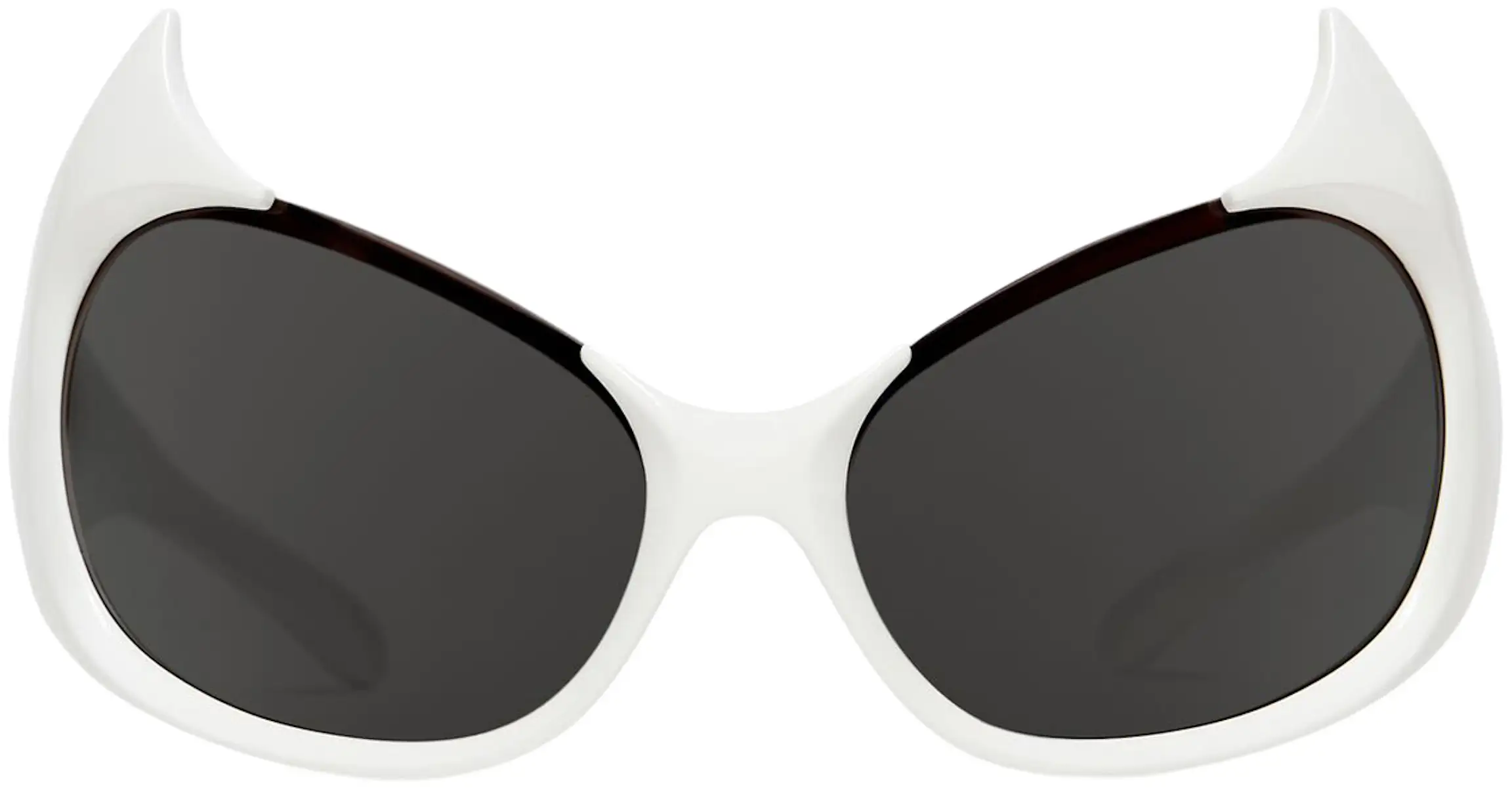 Balenciaga Gotham Cat Sunglasses White in Nylon - JP