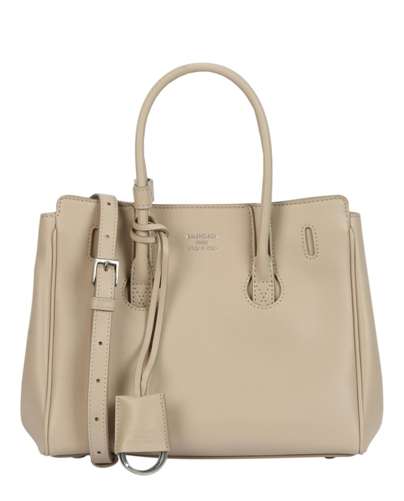 Balenciaga Hampton Mini Carry All Bag Almond