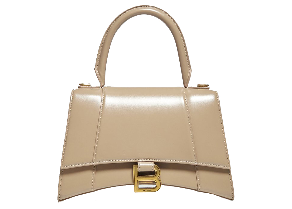 Balenciaga Mini Hourglass Bag With Rhinestones  Chain Black  The Luxury  Shopper