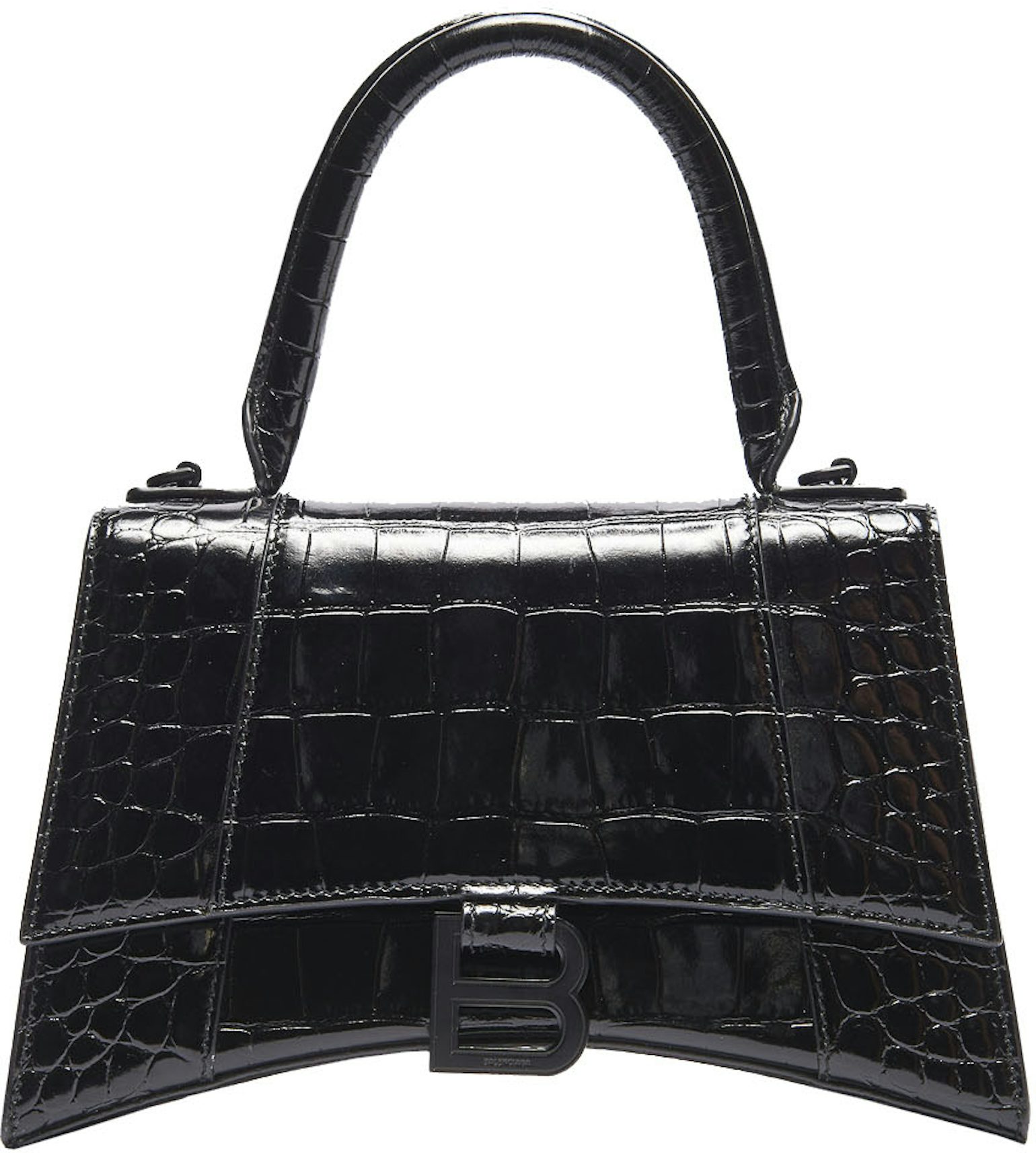 Balenciaga Black Crocodile Weekender Bag