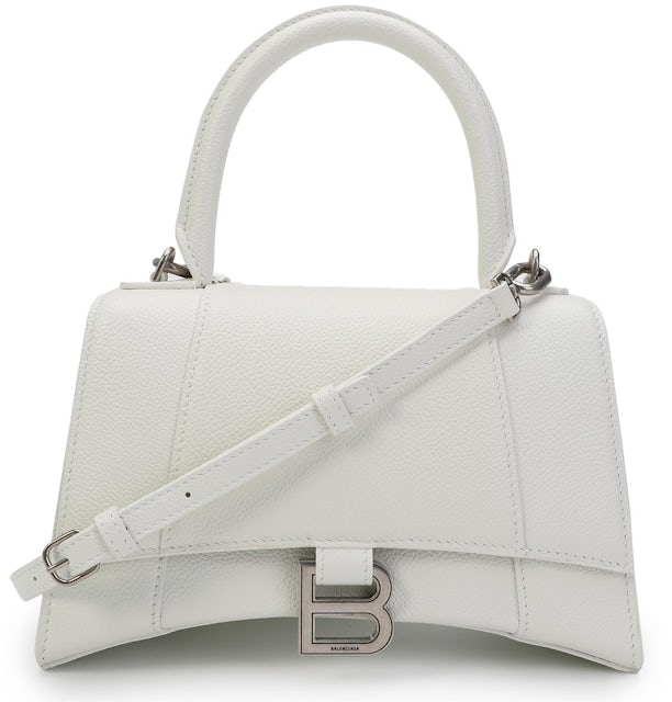 Balenciaga Everyday Ville Crossbody Bag White in Leather with Silver-tone -  US