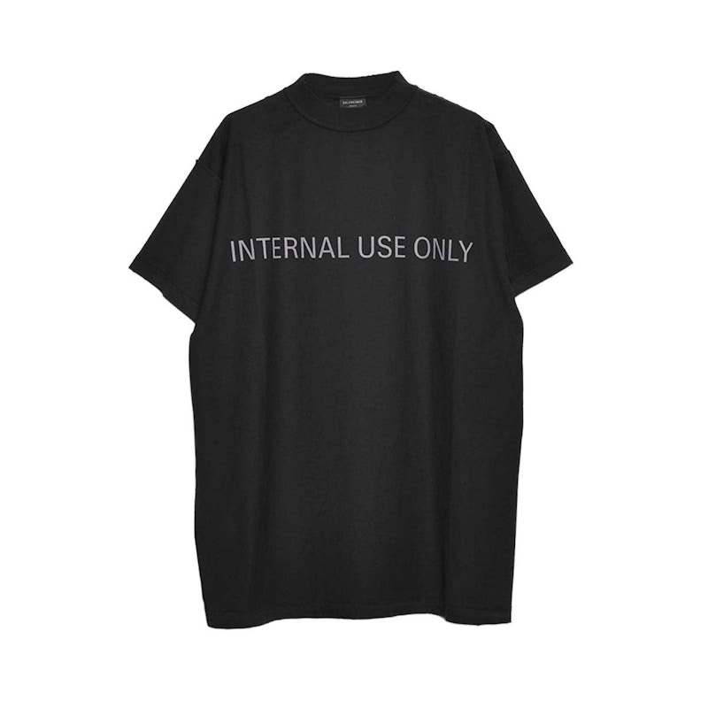 Balenciaga Inside Out T-Shirt Faded Black Men's - SS25 - US