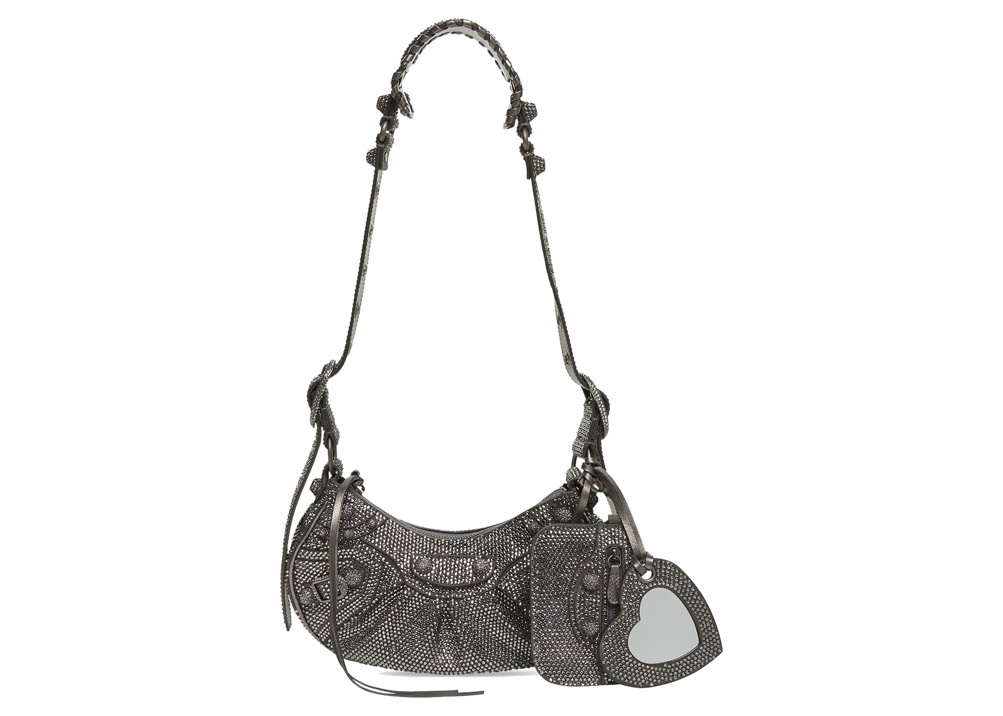 City handbag Balenciaga Grey in Suede  29185438