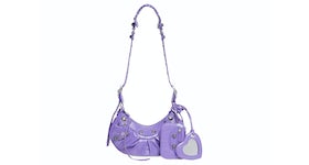 Balenciaga Le Cagole Shoulder Bag XS Purple