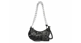 Balenciaga Le Cagole Shoulder Bag With Chain XS Black