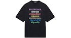 Balenciaga Languages Medium Fit T-shirt Black