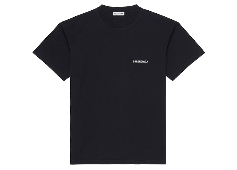 Political Campaign Large Fit T Shirt in Black  Balenciaga  Mytheresa