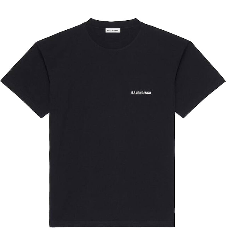 Balenciaga Large Fit T-shirt Black SS21 US