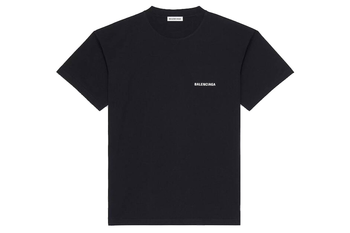 Pre-owned Balenciaga Large Fit T-shirt Black