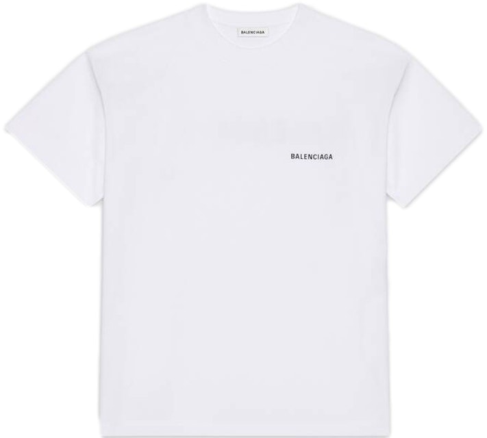 Aanstellen Horen van Aanpassing Balenciaga Large Fit T-shirt White - SS21 - US