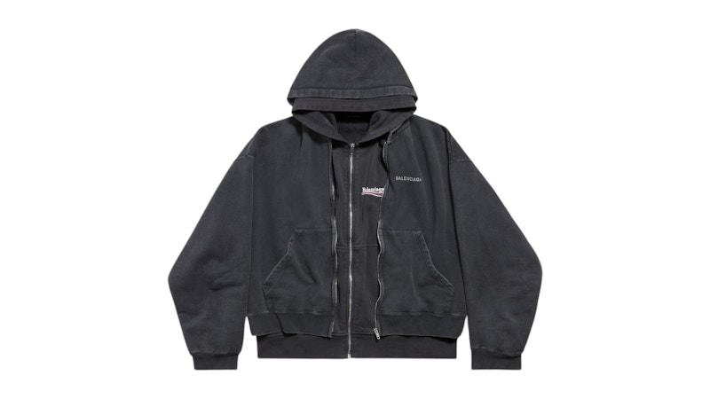 BALENCIAGA フーディ Balenciaga Balenciaga Paris Hybrid Hooded Jacket 'Black