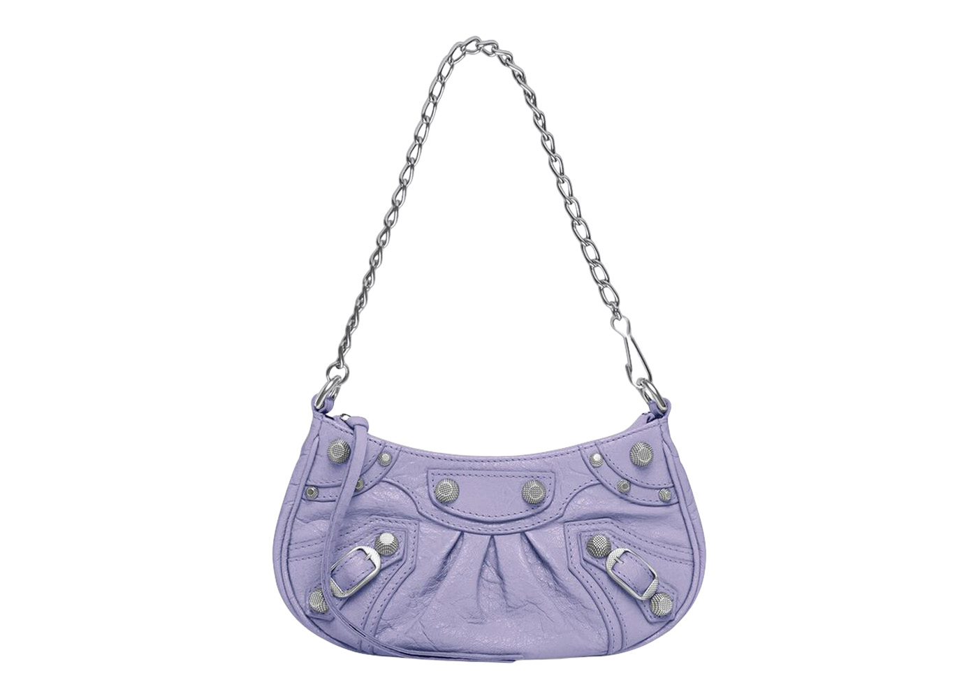 Tablet Size Clear Cross-Body Messenger Shoulder Bag - Purple Trim – Clear- Handbags.com