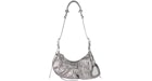 Balenciaga Le Cagole Shoulder Bag XS Metallized Silver