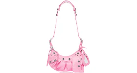 Balenciaga Le Cagole Shoulder Bag XS Pink Patent
