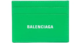 Balenciaga Logo (5 Slot) Card Case Green