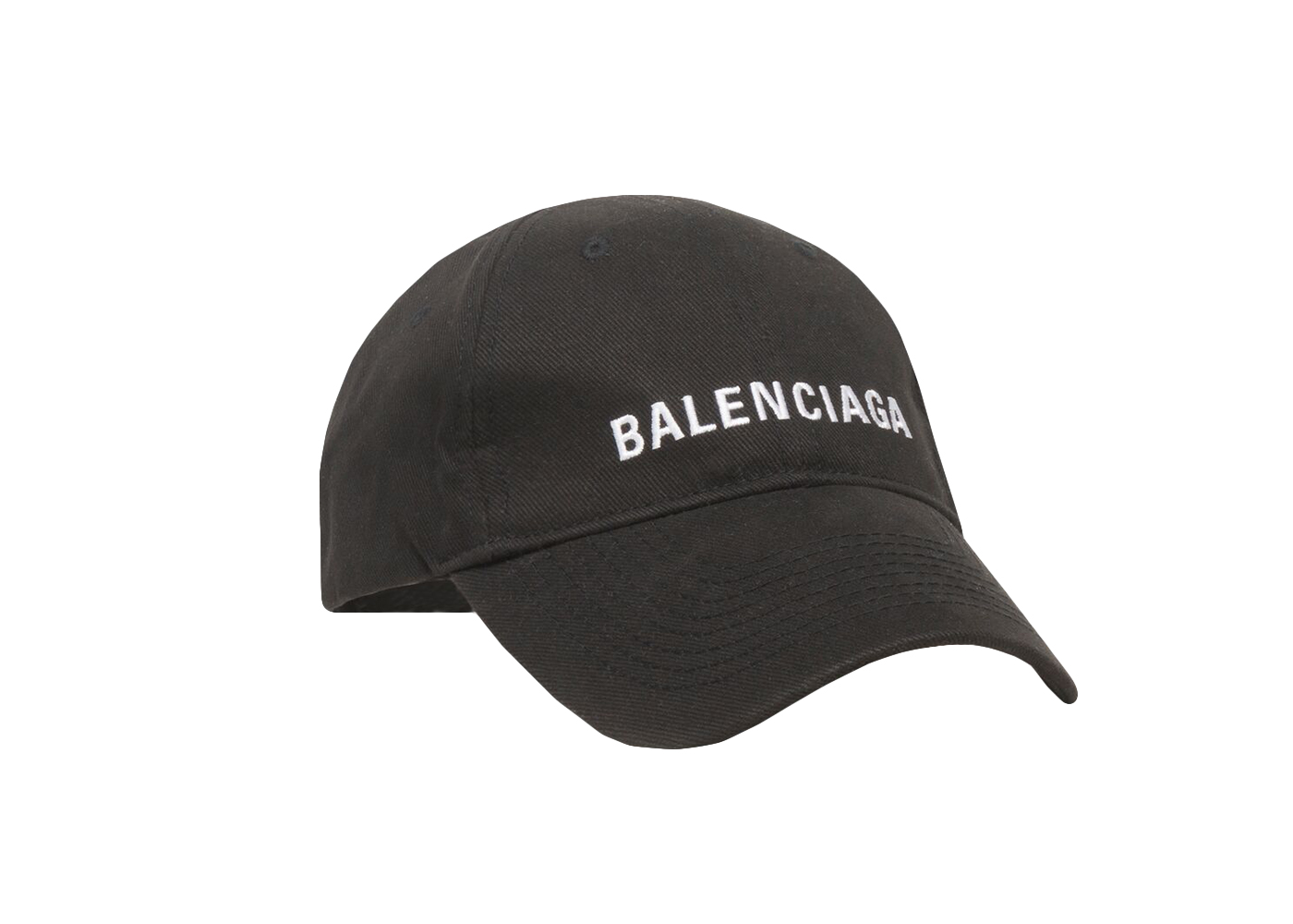 Buy Balenciaga Embroidered Logo Black Cap with Bitcoin Spend With Crypto  Emporium