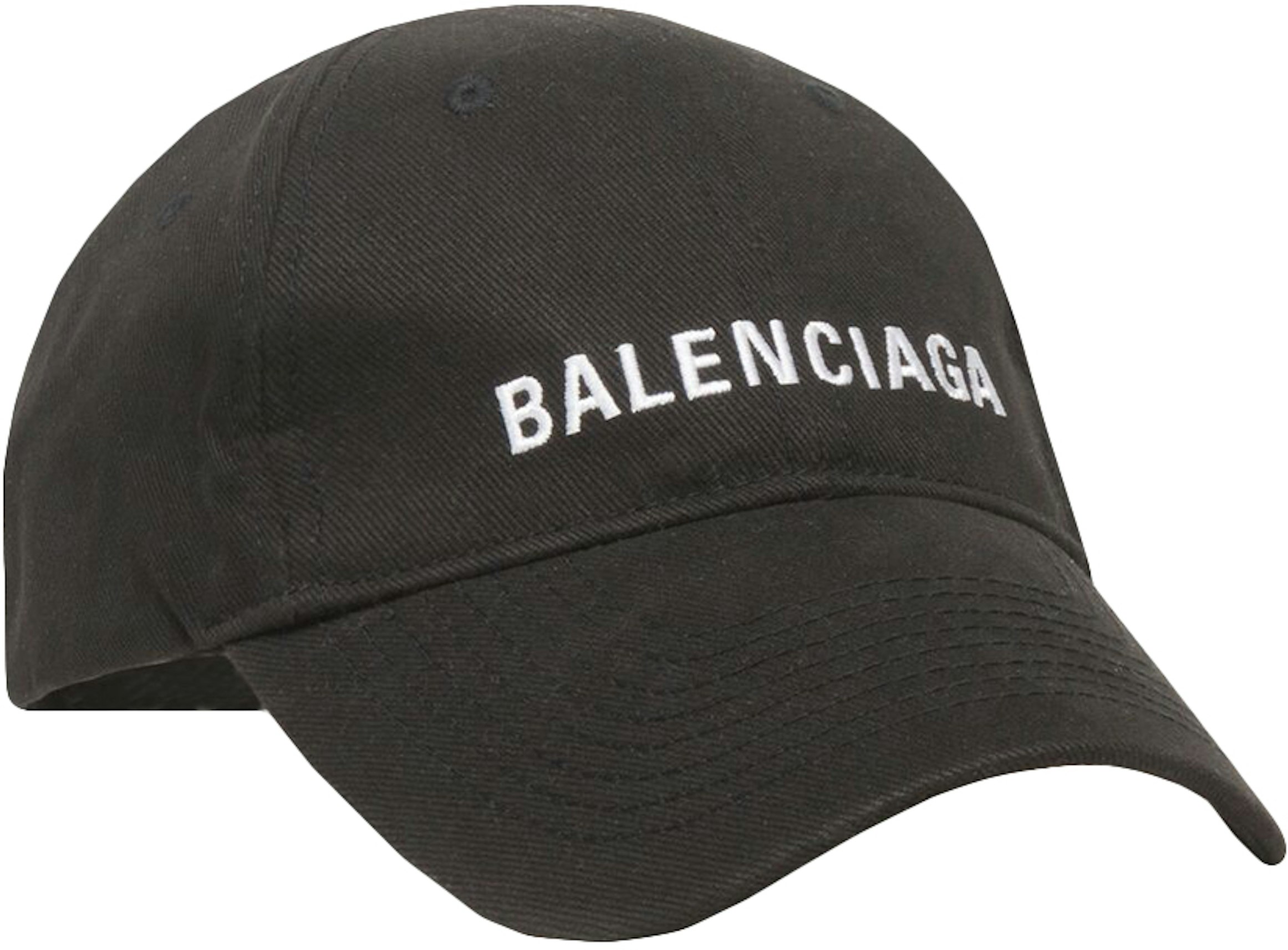 kaptajn systematisk erektion Balenciaga Logo Cap Black/White - SS21 - US