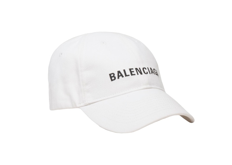 Balenciaga Logo Cap White/Black - SS21 - GB