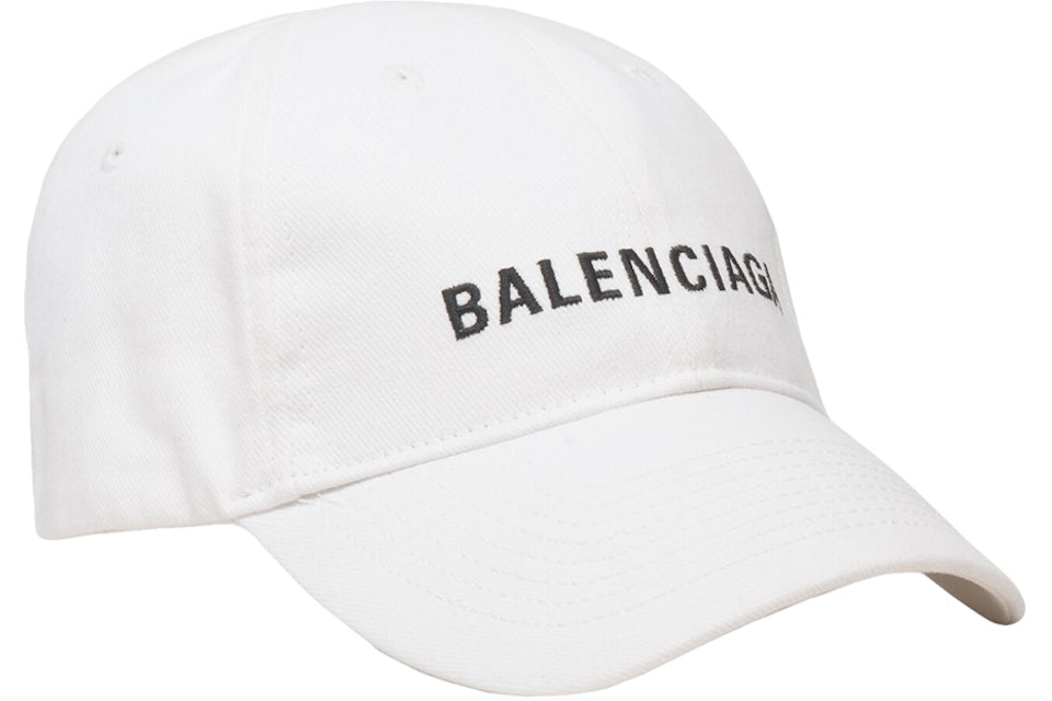 Balenciaga baseball cap white Clearance