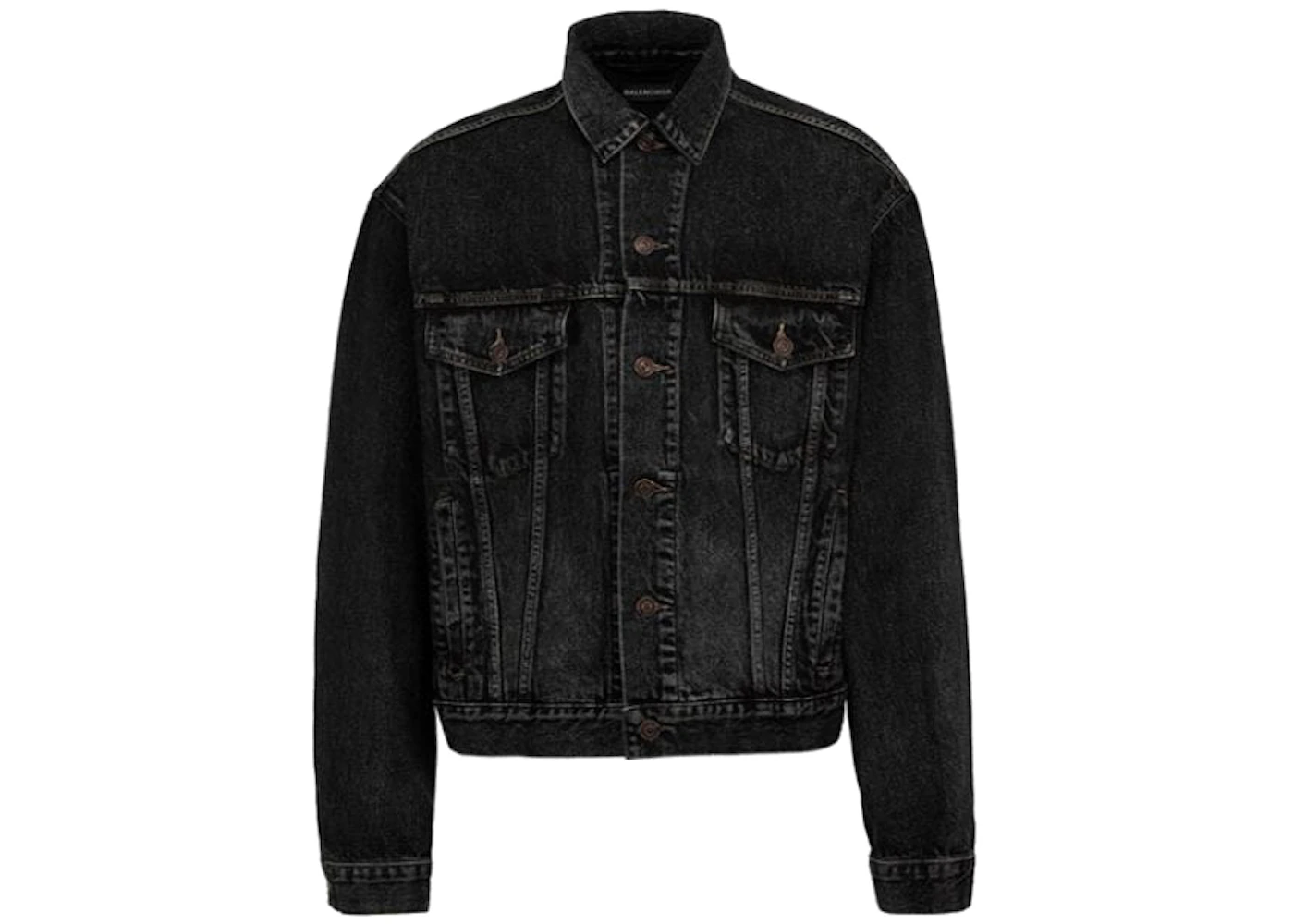 Balenciaga black logo jacket Clearance