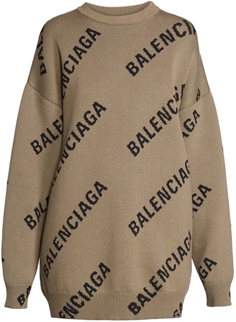 Balenciaga Long Sleeve Crew-neck Sweater for Men