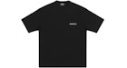Balenciaga Logo Medium Fit T-shirt Black