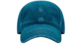 Balenciaga Logo Visor Cap Indigo