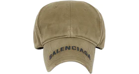 Balenciaga Logo Visor Cap Khaki/Black