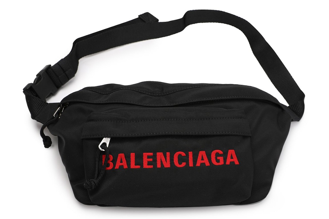 Pre-owned Balenciaga Logo-print Belt Bag Red