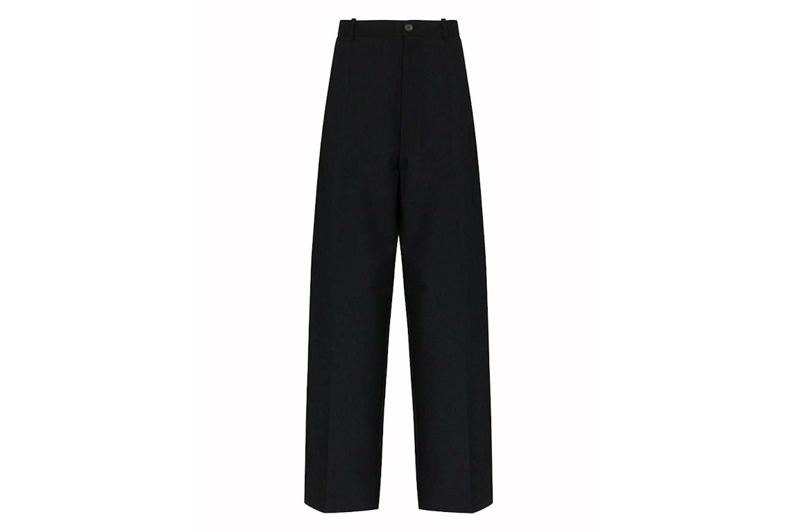 Pre-owned Balenciaga Loose Tailored Trousers Black