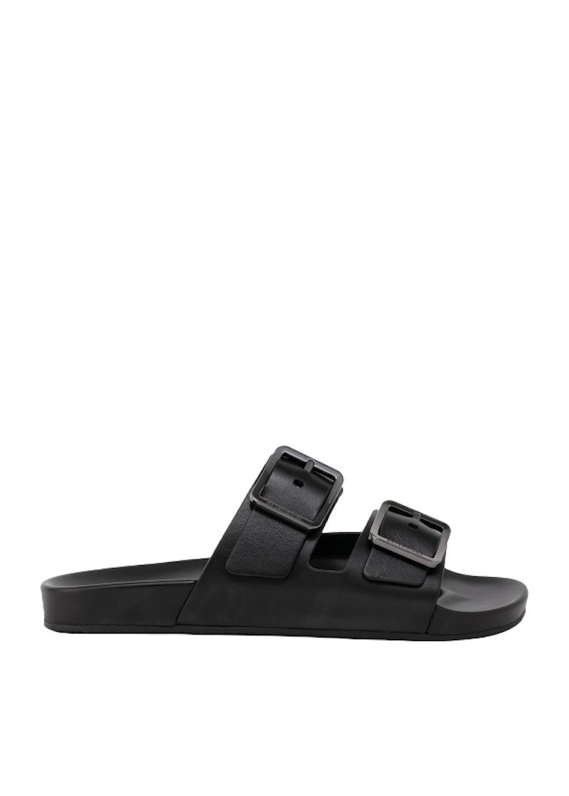 Balenciaga Mallorca Flat Sandals Black (Women's) - 685638WA2M61010 - JP