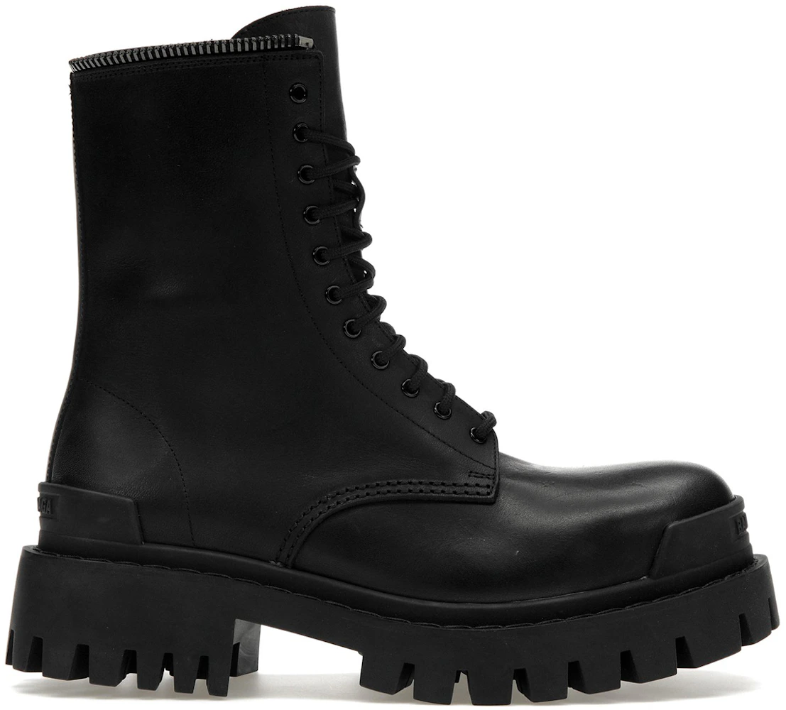 Balenciaga Master Lug Sole Boot Black (Women's) - 664709WA9O11081 - GB