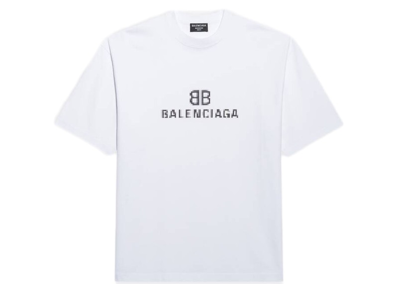 美品】バレンシアガ BBピクセルロゴ Tシャツ - lacc.gov.lr