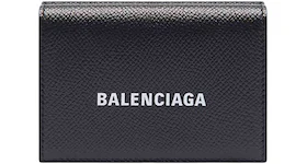 Balenciaga Men's Cash Wallet Mini Black/White