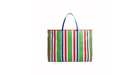 Balenciaga Mens Chatelet Carry All XL Tote Bag Green/Red/Blue/White