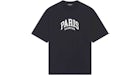 Balenciaga Herren Cities Paris Medium Fit T-Shirt Schwarz