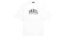 Balenciaga Herren Cities Paris Medium Fit T-Shirt Weiß
