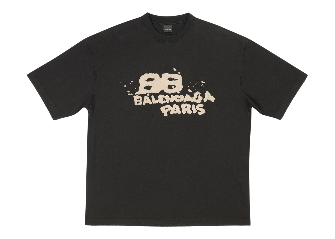 Day Black Balenciaga Paris TShirt Cotton ref303526  Joli Closet