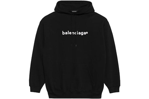 Men Balenciaga Felpe Donna Balenciaga Balenciaga Glossy Back