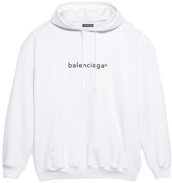 Balenciaga New Copyright Fit Hoodie White - SS21