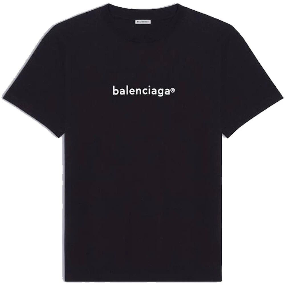 nød tråd hinanden Balenciaga Mens New Copyright Medium Fit T-shirt Black Men's - SS21 - US