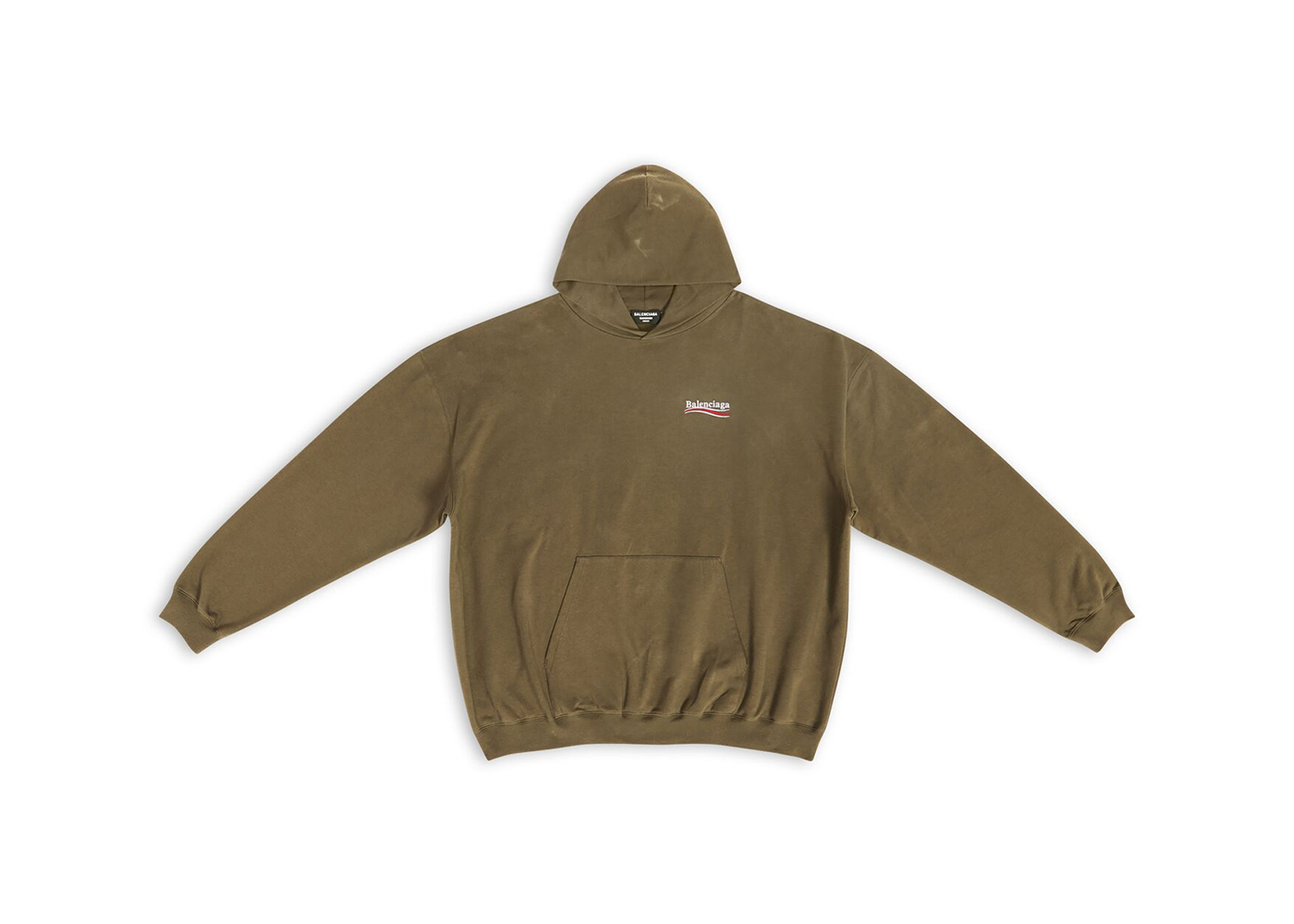 Balenciaga store hoodie olive