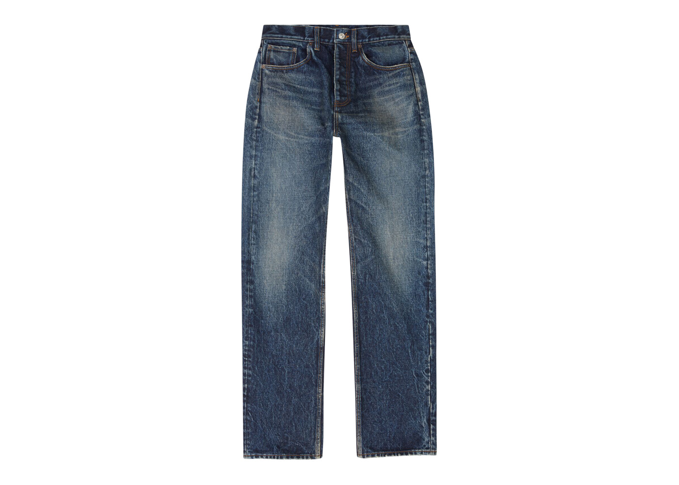 1090 BALENCIAGA Standard Denim Blue Jeans Men Size 32 Button Fly  XDFA   eBay