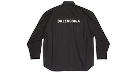Balenciaga Men's Shirt Oversized in Black Black