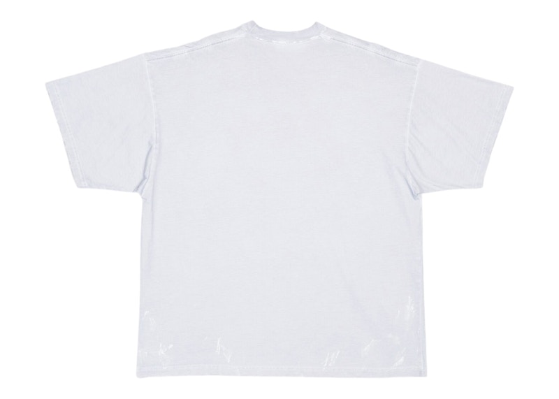 Balenciaga Metal Vintage Oversized T-Shirt White/Multi