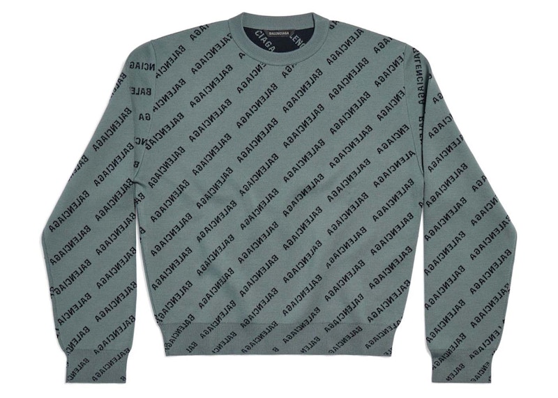 Balenciaga grey crew neck on sale