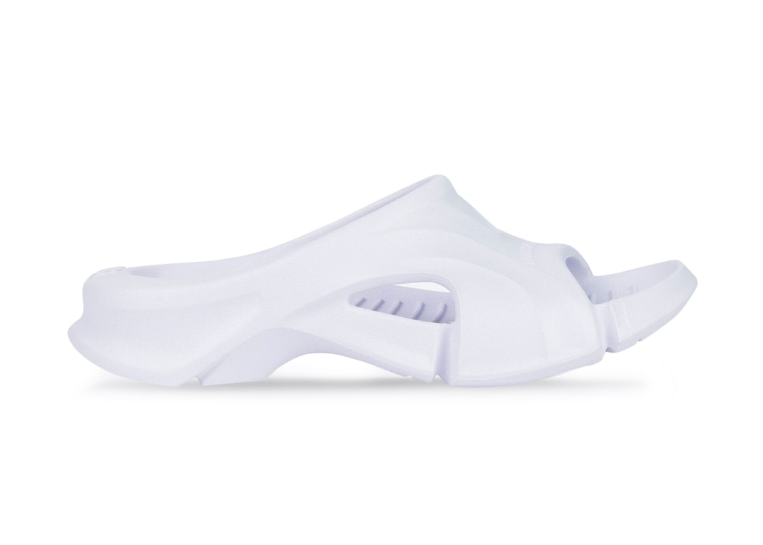Pre-owned Balenciaga Mold Slide Sandal White (women's)