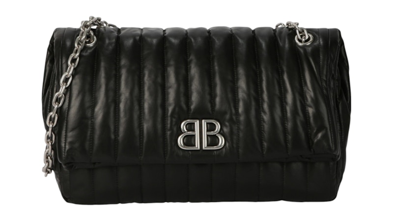 x*o様 Balenciaga Monacoバッグ　ミディアム Balenciaga Monaco Medium Quilted Chain Bag Black - JP