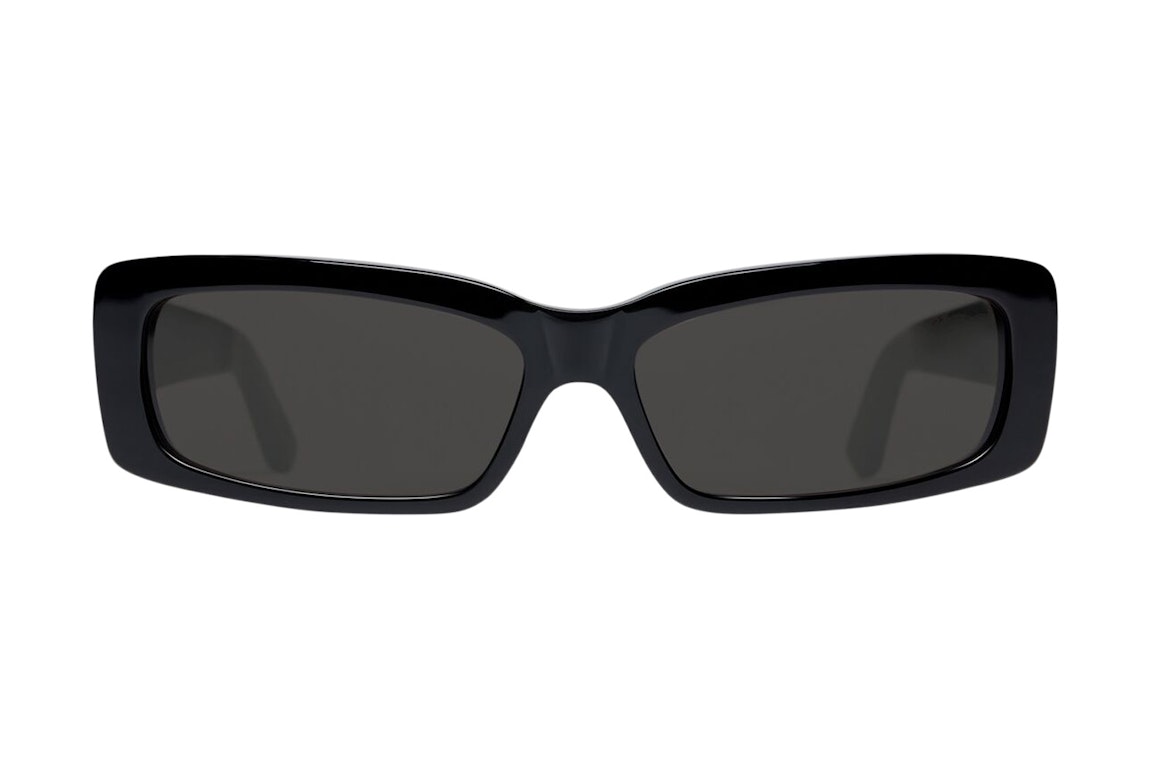 Pre-owned Balenciaga Oversize Rectangle Sunglasses Black